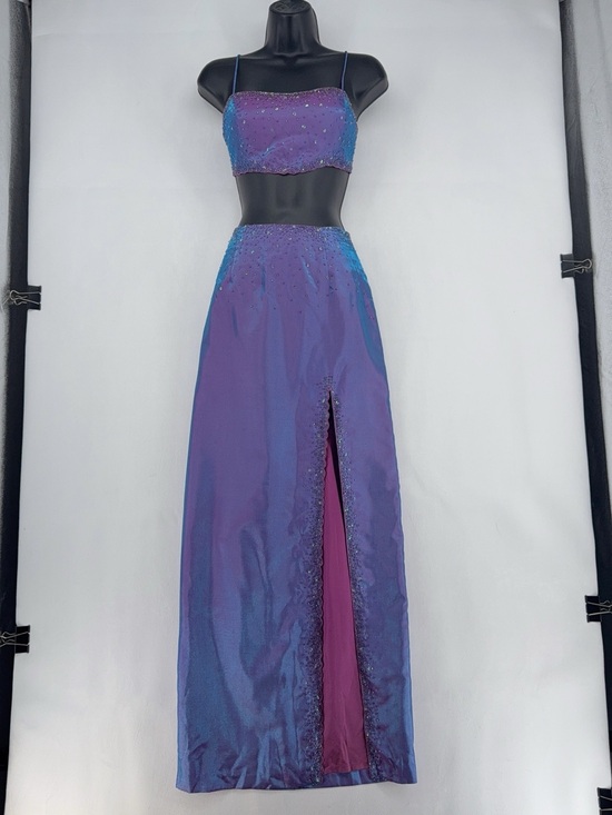 Nadine formals Dresses & Skirts - NWOT Vintage Nadine Formals Y2k Iridescent Two Piece Dress size 5